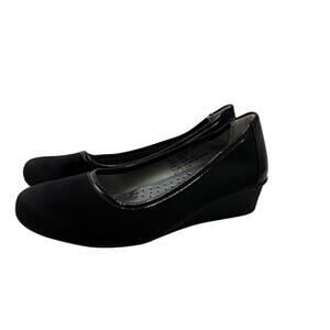 London Fog Women’s Shoes Wedge sz 6 Neoprene #A-21